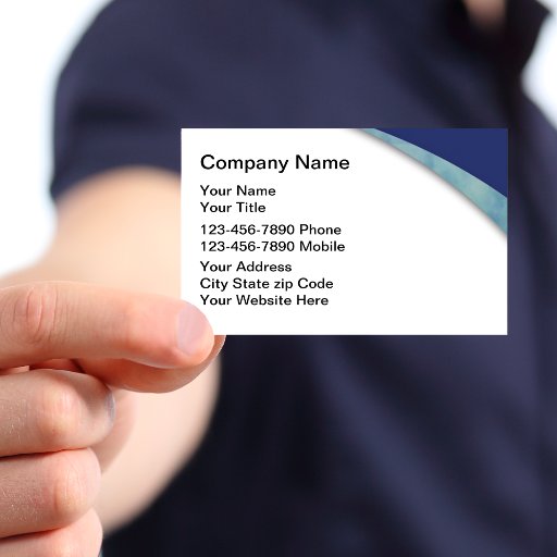 Customizable Nautical Business Cards