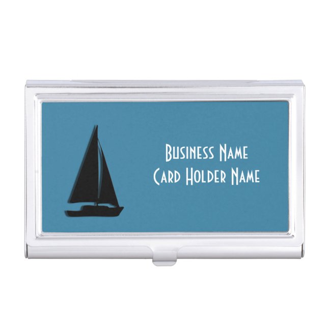 Nautical Business Personal Card Case (Front)