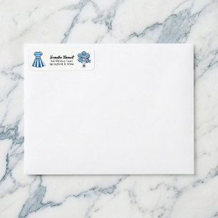 Nautical Cabana Sailor Birthday Return Label