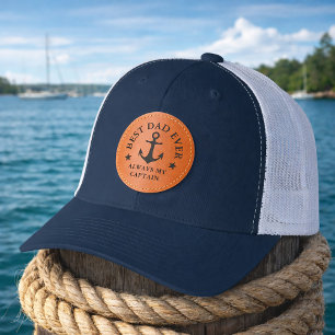 Nautical Captain Best Dad Ever Anchor Hat