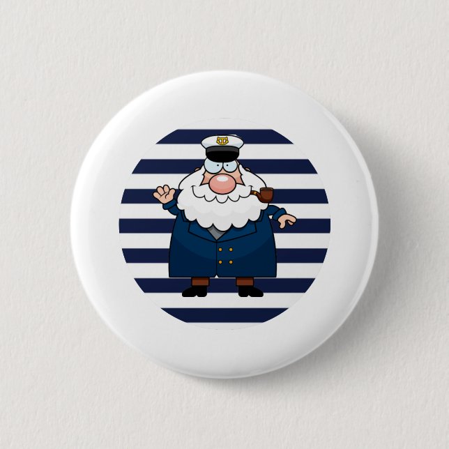 Nautical Captain Button (Front)