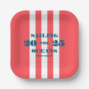 Nautical Celebration Paper Plates