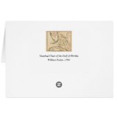 Nautical Chart of the Gulf of Florida Cards (Back Horizontal)
