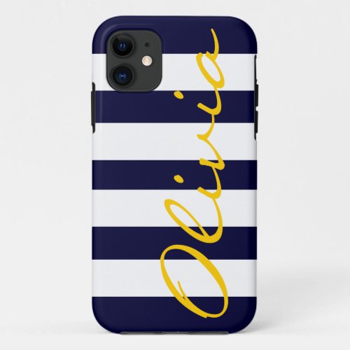 Nautical Chic Striped iPhone 5 Case