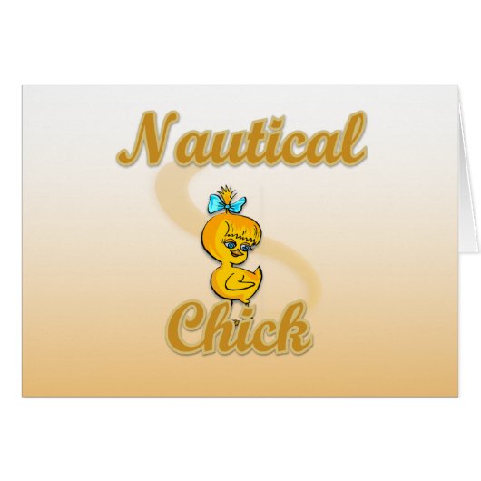 Nautical Chick Cards (Front Horizontal)
