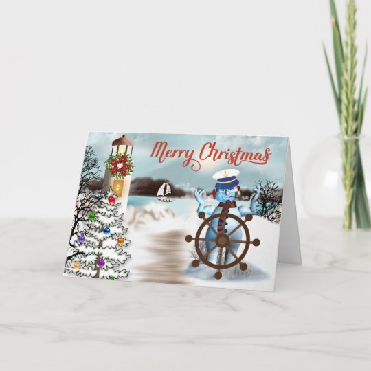 Nautical Christmas Card | Zazzle.com