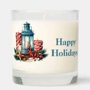 Nautical Christmas Customizable Scented Candle