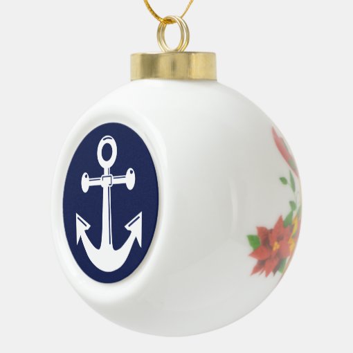 Nautical Christmas Ornaments Ball | Zazzle