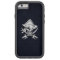 Nautical Chrome Pirate on Carbon Fiber Print