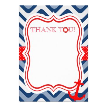 Nautical coastal beach sea neutral thank you card Nautical coastal beach sea neutral thank you card