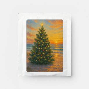 Nautical/Coastal Christmas tree beach Tea Bag Drink Mix