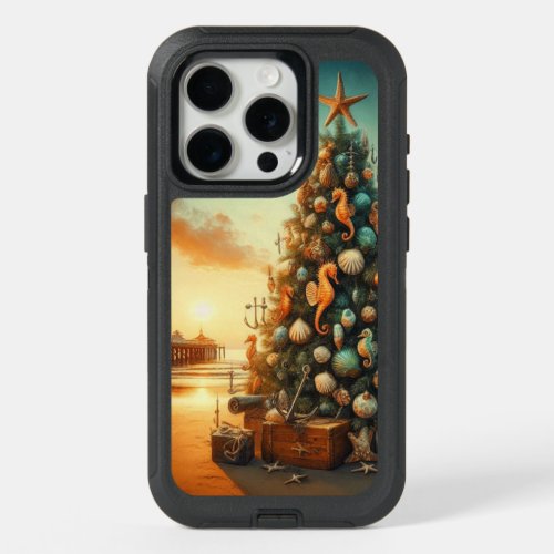 NauticalCoastal Christmas tree iPhone  iPad case