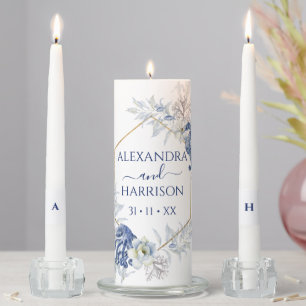 Nautical Coastal Wedding Unity Candle Set
