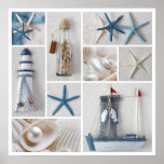 Nautical Collage Poster at Zazzle