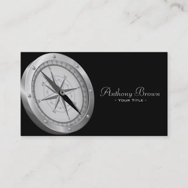 Nautical Compass Business Card Zazzle
