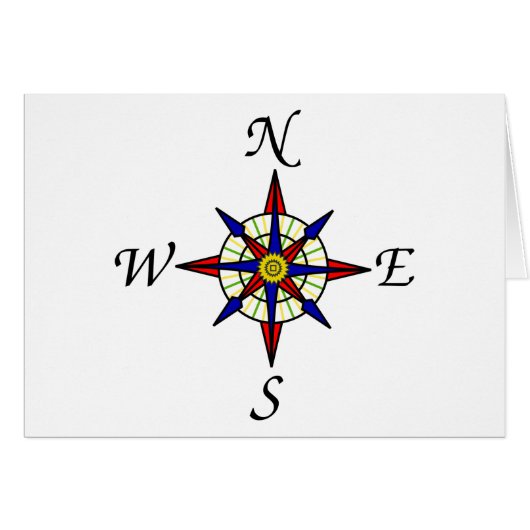 Nautical Compass Cards (Front Horizontal)