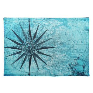 Nautical Compass Cloth Placemat