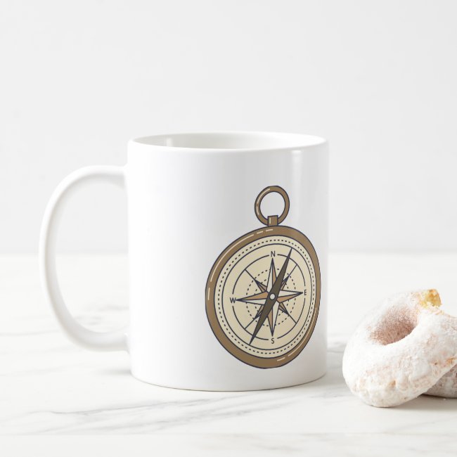 Nautical Compass Coffee Mug