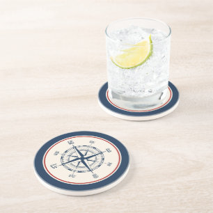 Nautical Compass Drink Coaster