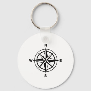 Nautical Compass Keychain