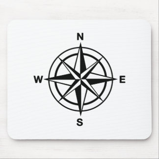 Nautical Compass Mouse Pad