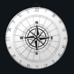 Nautical Compass Rose Dart Board<br><div class="desc">Nautical Compass,  Nautical Compass Rose,  Sailor</div>