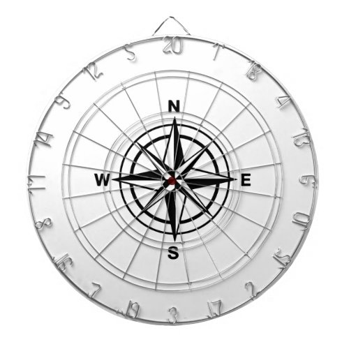 Nautical Compass Rose Dart Board