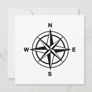 Nautical Compass Rose Invitation