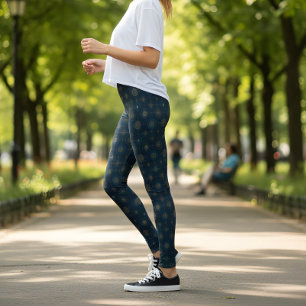 Nautical Compass Rose Leggings