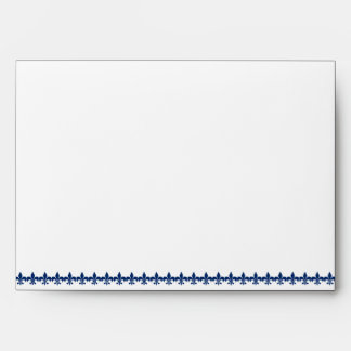 Nautical Compass Rose Navy Yellow Wedding Envelope