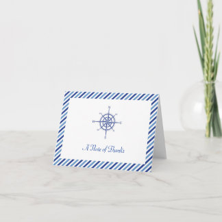 Nautical Compass Thank You Card