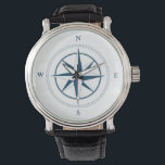 Nautical Compass. Watch<br><div class="desc">Nautical Compass Watch Design.</div>