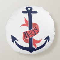 Nautical Coral Orange Navy Take the Helm Mate!