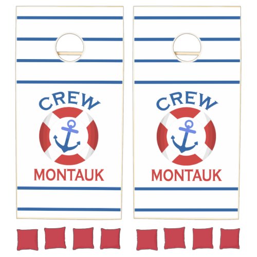 Nautical Crew Montauk Cornhole Set