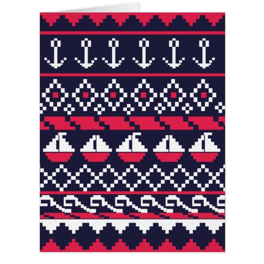 Nautical Cross stitch Cards (Front)