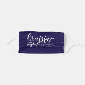 Nautical Cruise Ship Cloth Face Mask (Front, Folded)