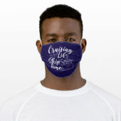 Nautical Cruise Ship Cloth Face Mask (Worn)