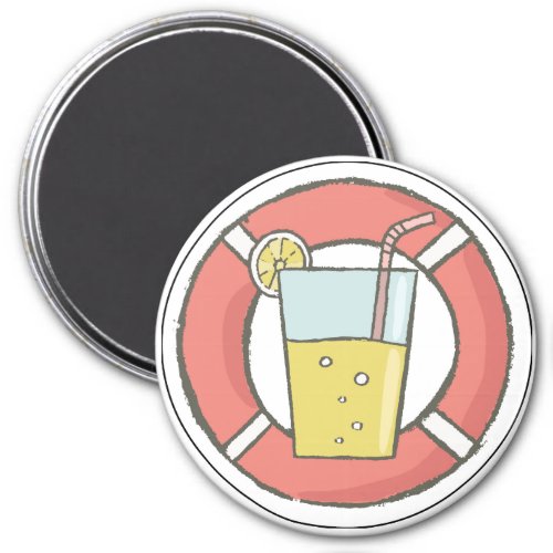 Nautical Cruise Ship Drink Door Finder Magnet