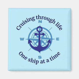 Nautical Cruising Life Door Decoration Magnet
