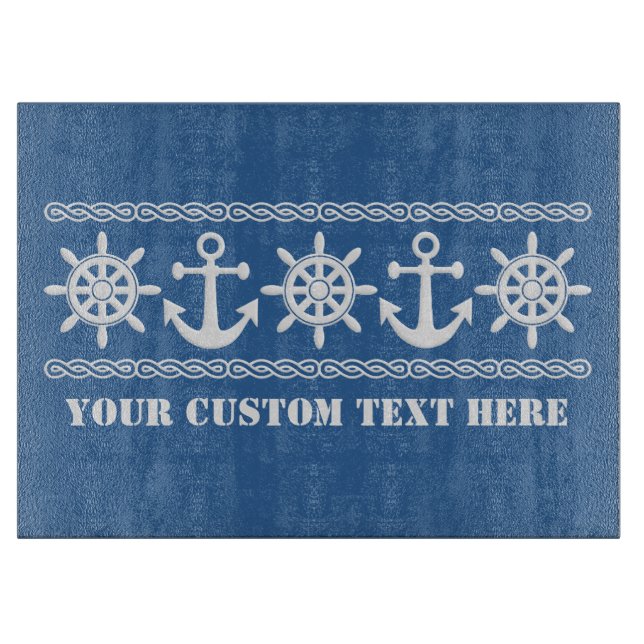 Nautical custom cutting boards (Front)