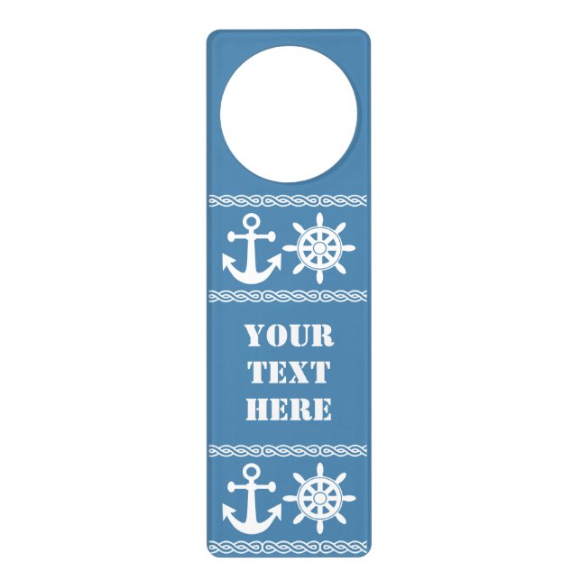 Nautical custom door hanger (Front)