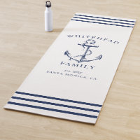 Nautical Custom Family Anchor White