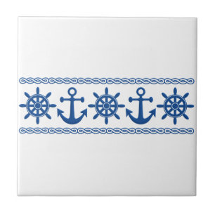 Nautical custom tile