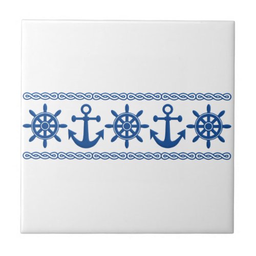Nautical custom tile