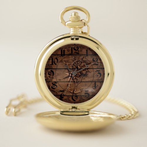 Nautical Deck Pocket Watch