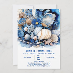 Nautical Delight Boy Birthday Invitation