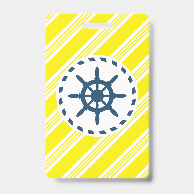 Nautical design badge (Front)