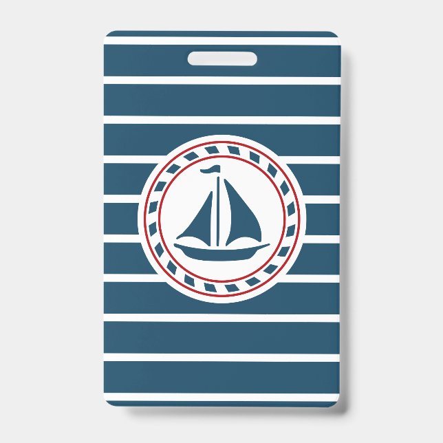 Nautical design badge (Front)