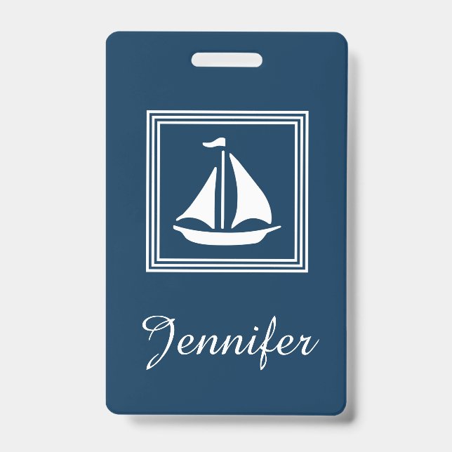 Nautical design badge (Front)