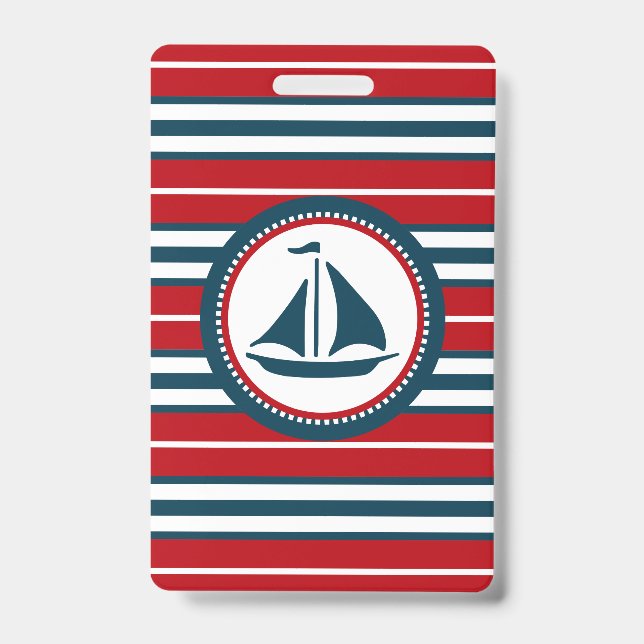 Nautical design badge (Front)